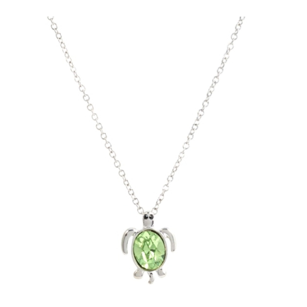 Swarovski crystals Turtle necklace - Picture 6 of 7